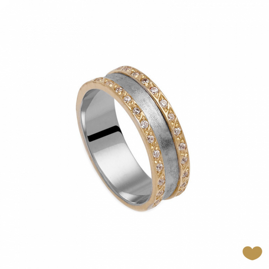 Alianca Passion Gold Bodas Ouro - Ourivesaria Catita