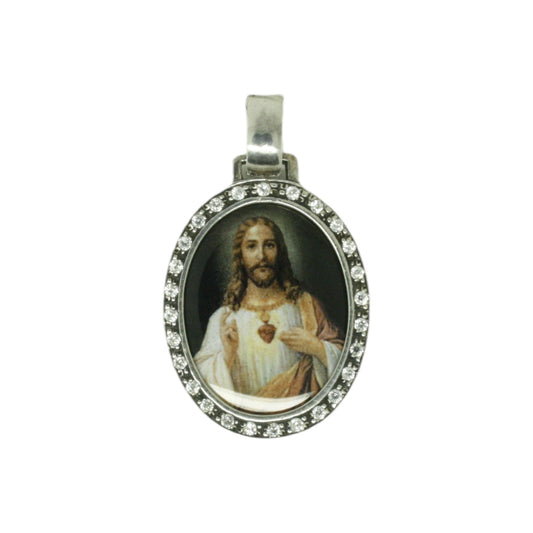 Medalha Coracao Jesus - Ourivesaria Catita