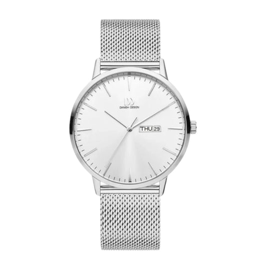 Relógio DANISH DESIGN Akilia Day Date Silver Mesh - Ourivesaria Catita