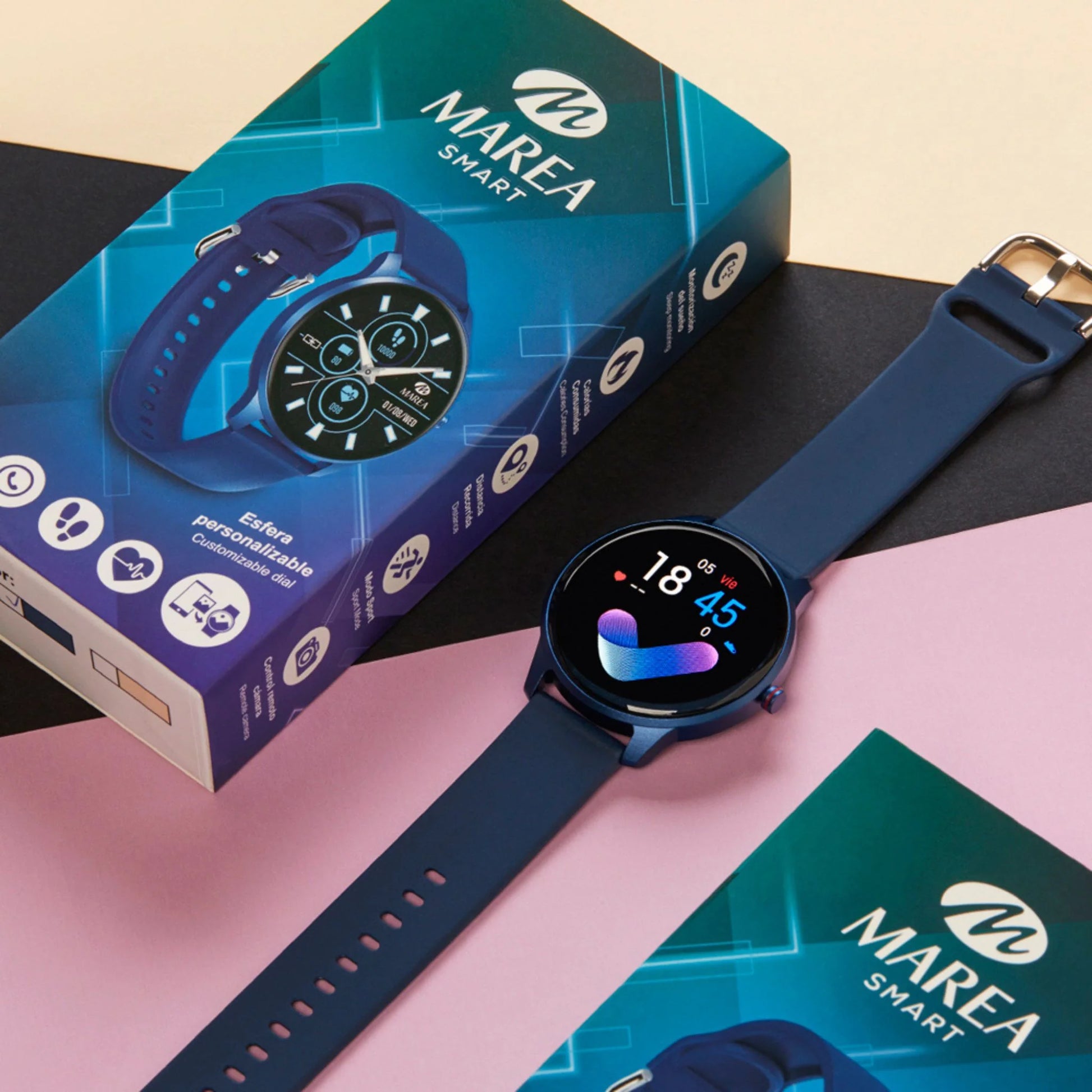 Relógio Smartwatch MAREA Azul - Ourivesaria Catita