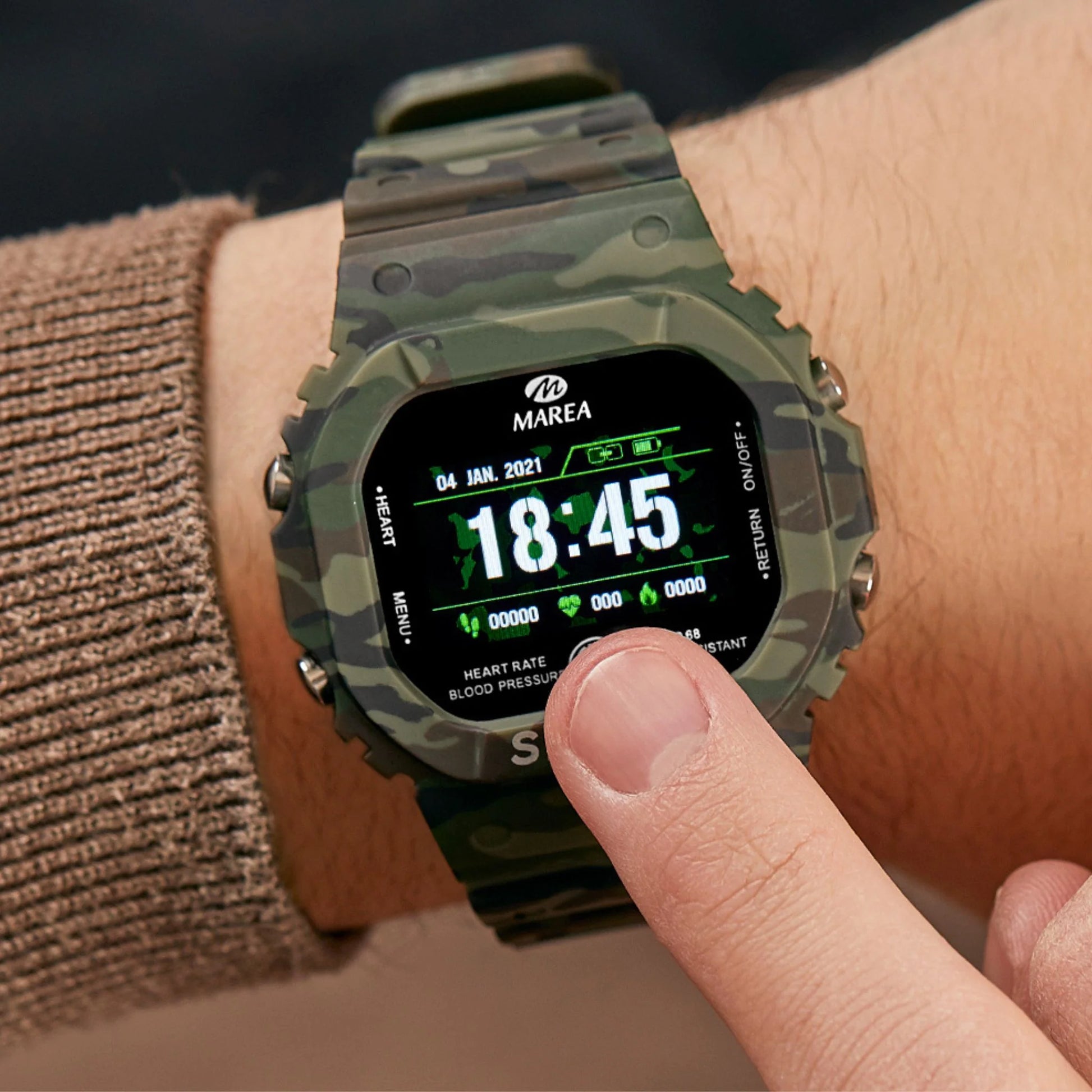 Relógio Smartwatch MAREA Militar - Ourivesaria Catita